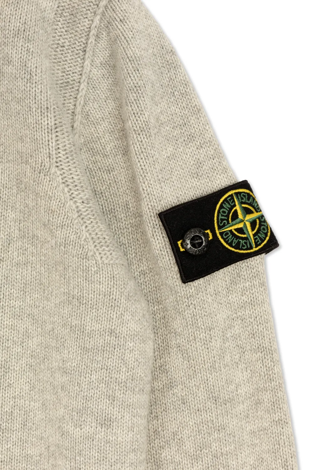 Stone Island Junior Vest met logopatch Beige