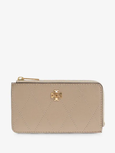 Tory Burch quilted leather card holder