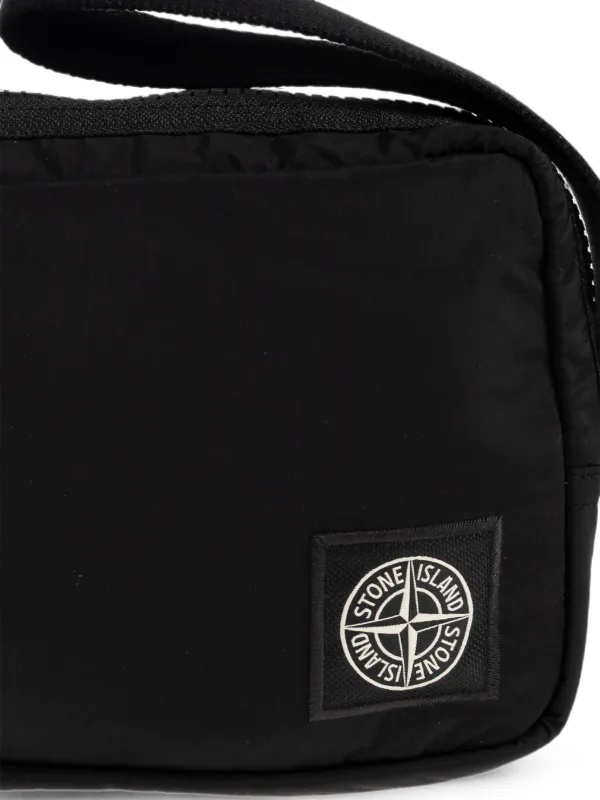 Stone Island 9200019 Coated Nylon Metal In Econyl Pouch | Black