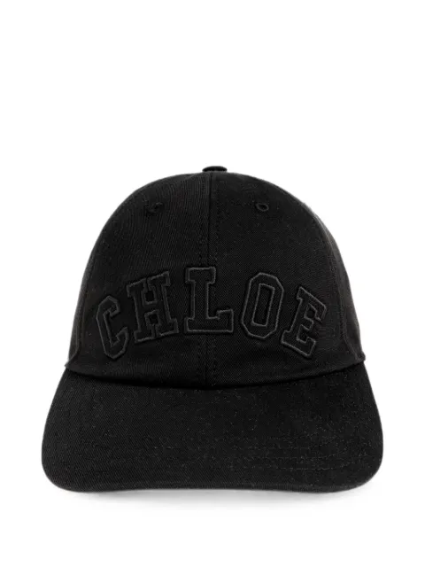 Chloé logo-embroidered cap