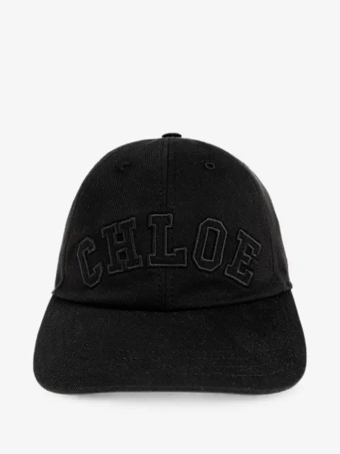 Chloé logo-embroidered cap