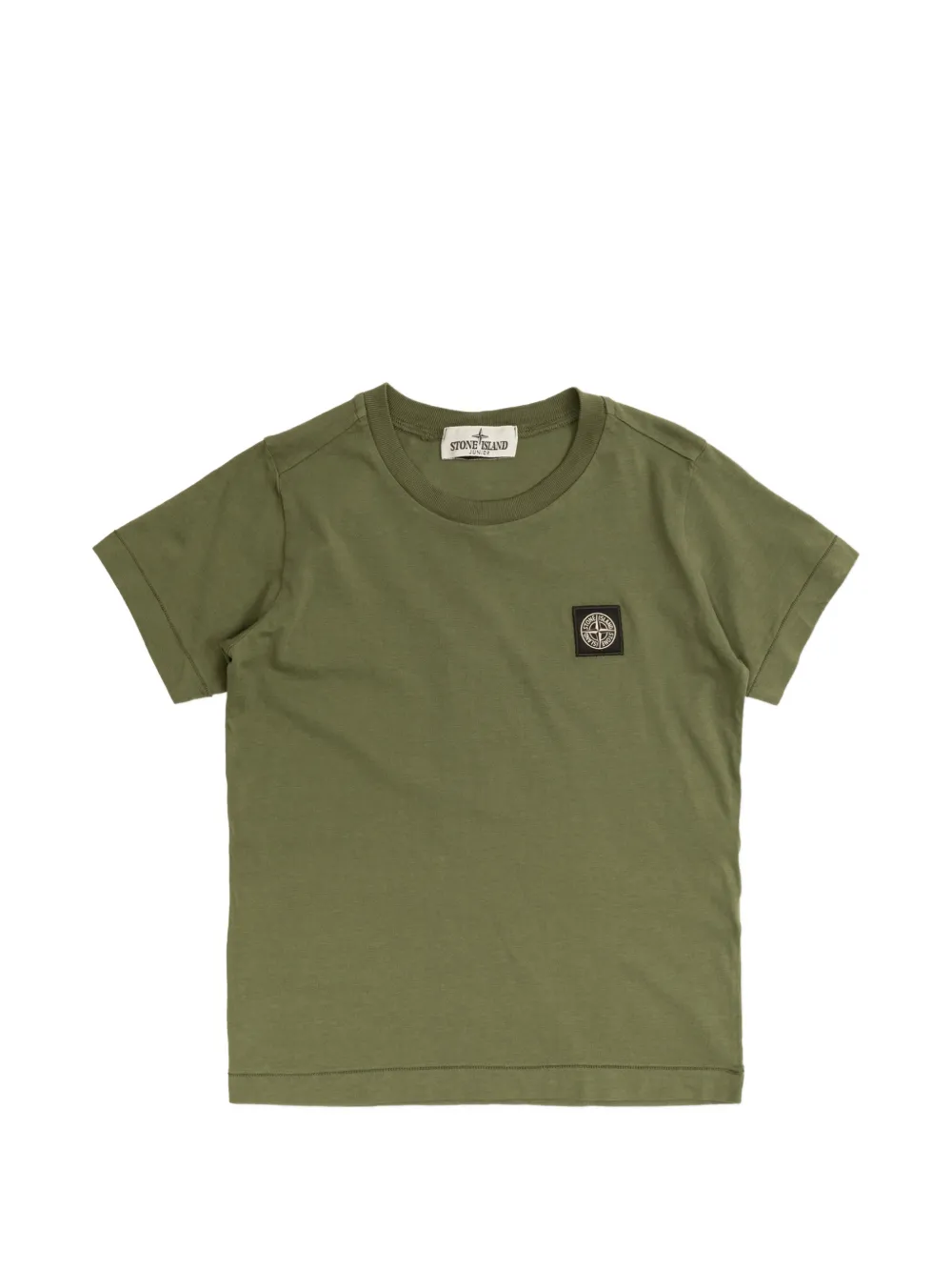 Stone Island Junior logo-patch T-shirt - Verde
