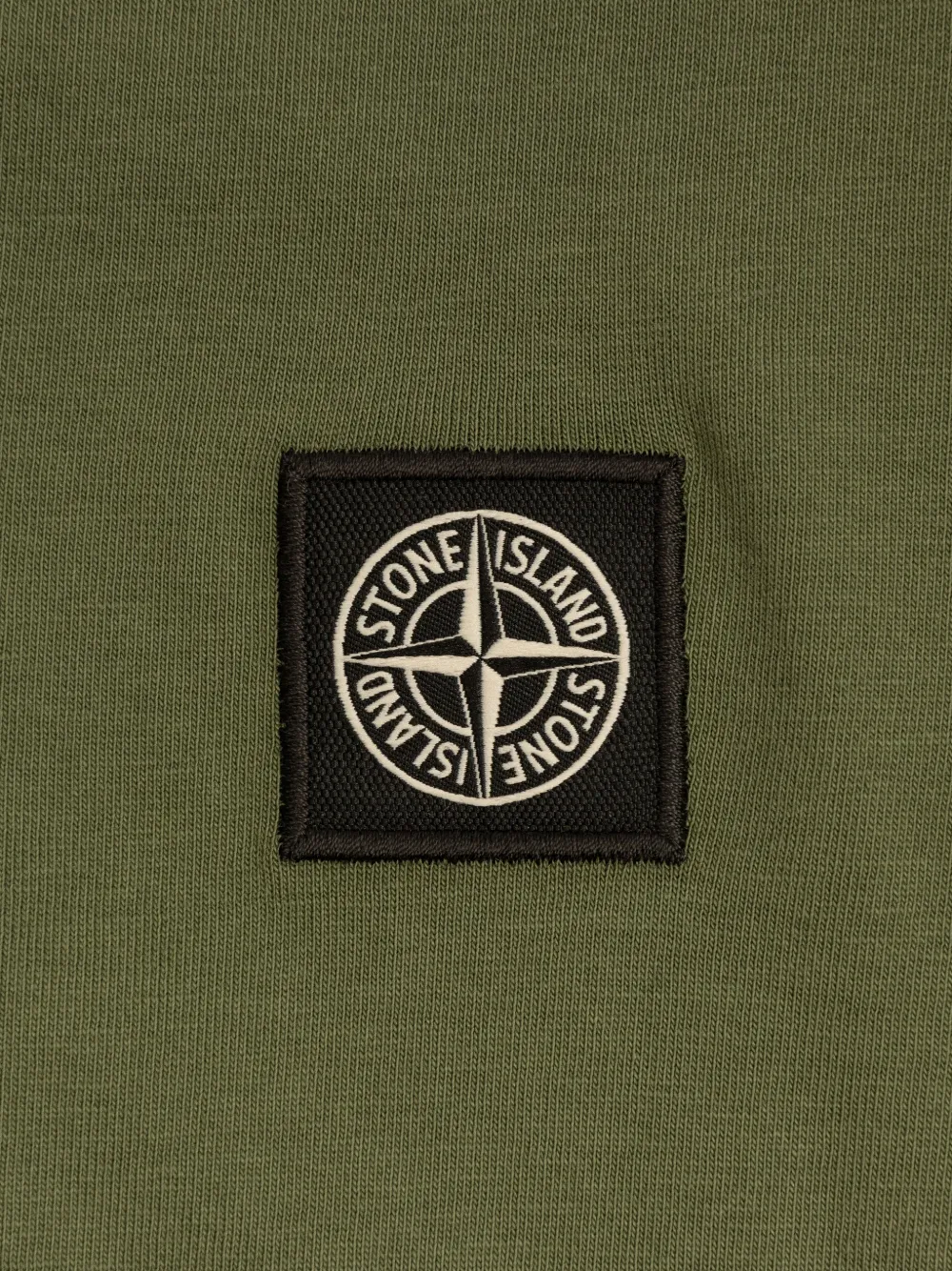 Stone Island Junior T-shirt met logopatch Groen