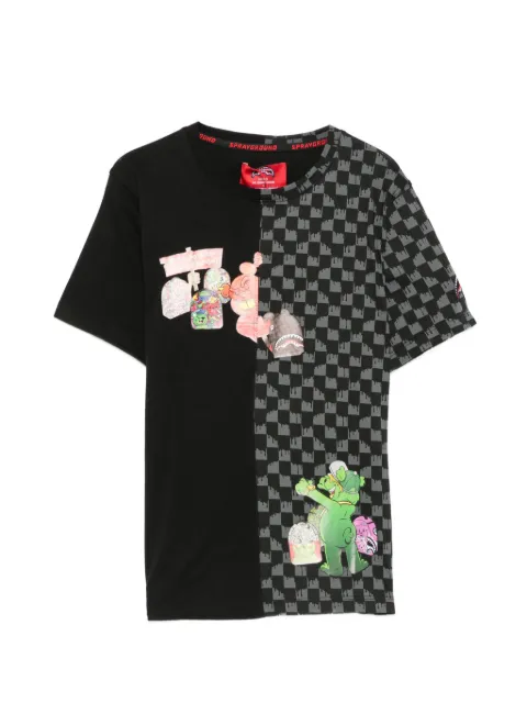 Sprayground check-print T-shirt