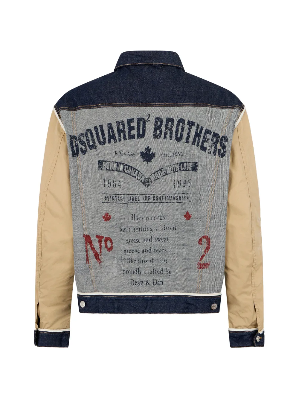 DSQUARED2 Inside Out denim jack Beige