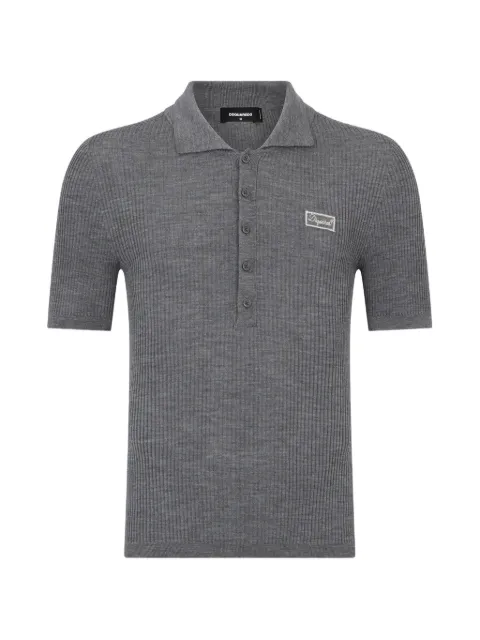 DSQUARED2 playera tipo polo tejida