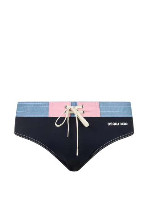 DSQUARED2 logo-print swim briefs