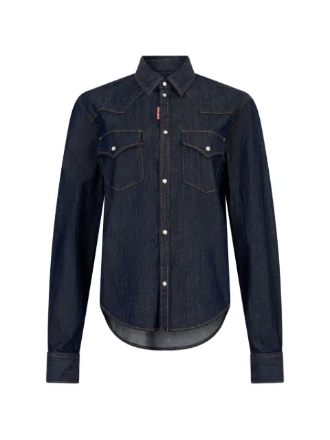 DSQUARED2 dark-shirting Western shirt
