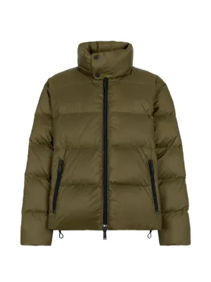 Burberry Detachable Sleeve Puffer Jacket | Green | FARFETCH