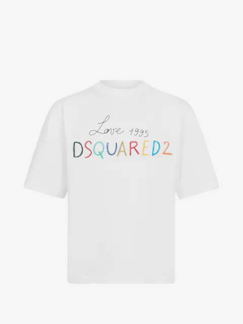 DSQUARED2 1995 embroidered loose fit T-shirt