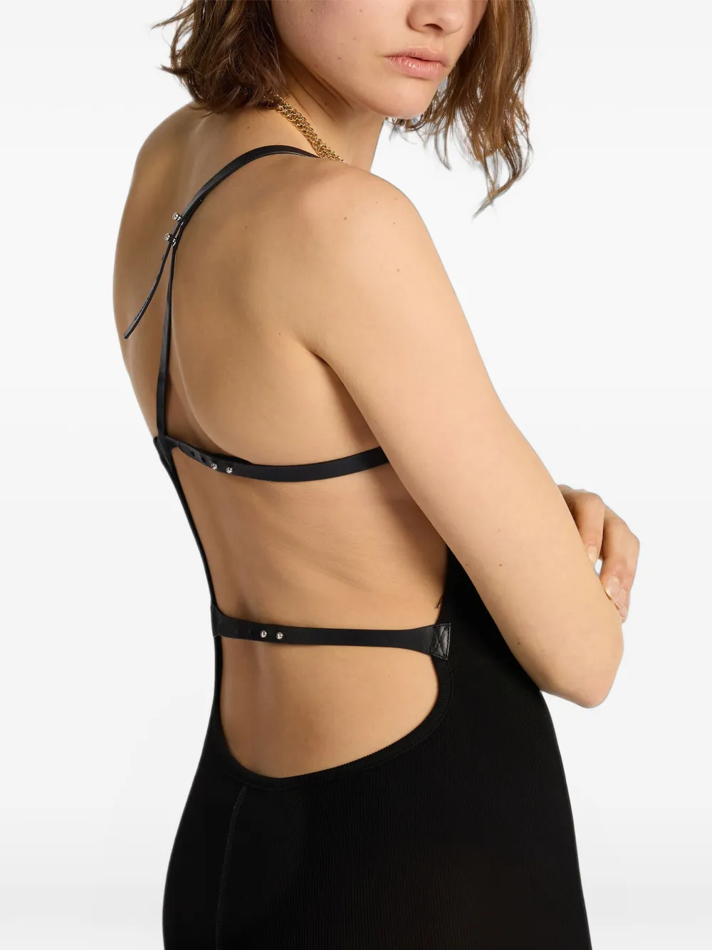 DSQUARED2 Chic Night mini jersey jurk Zwart