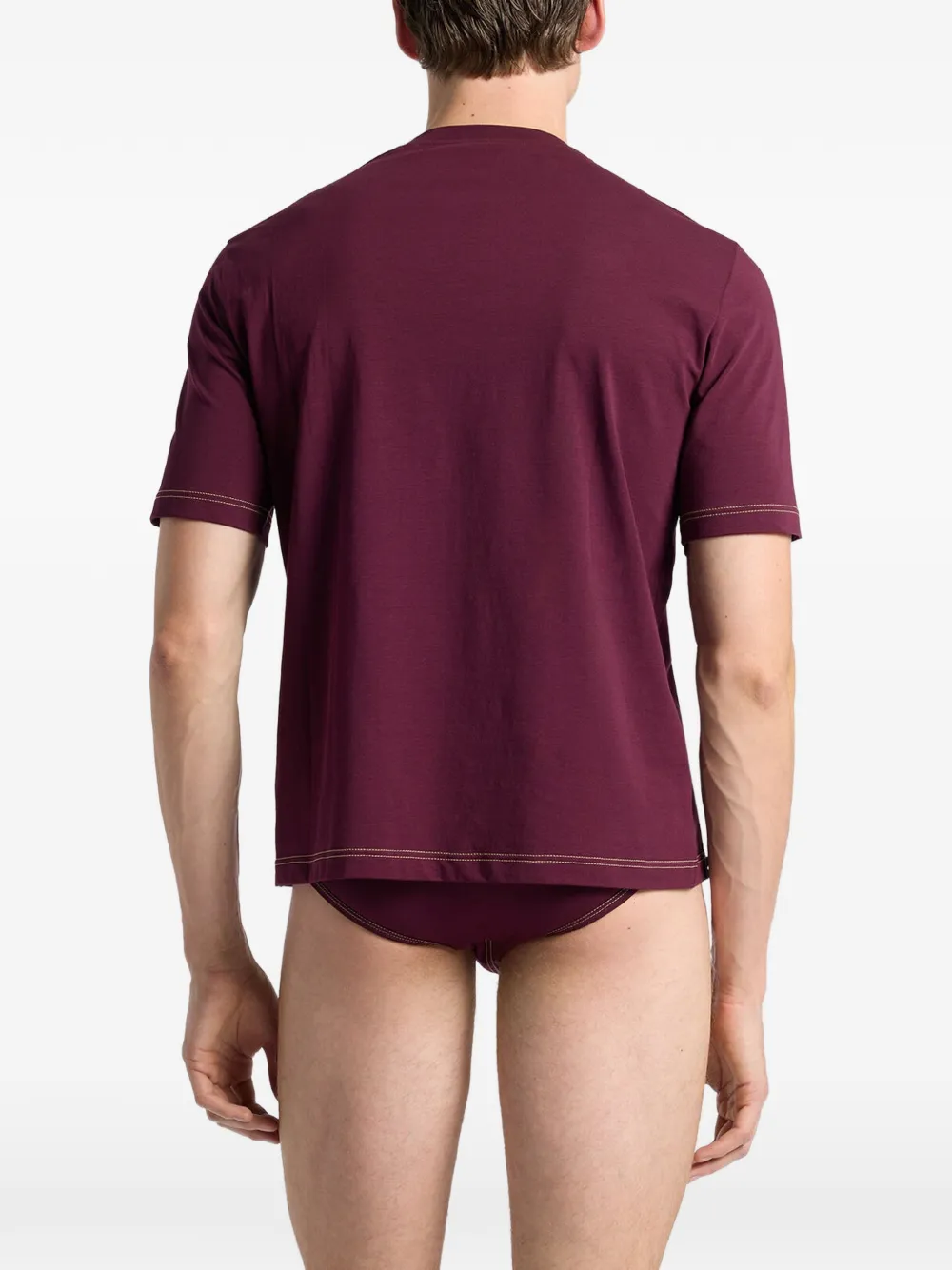 DSQUARED2 T-shirt met V-hals Rood