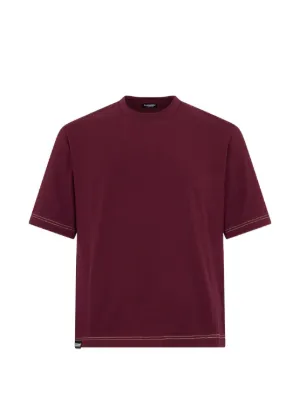 Maison Margiela Cotton Numerical T-shirt | Red | FARFETCH