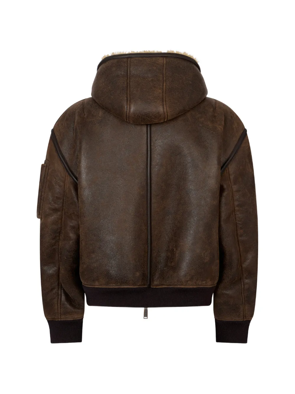 Dsquared2 80's Bomber Jacket In Brown