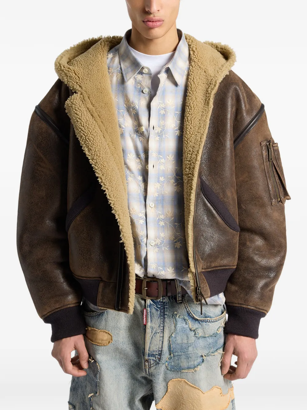 DSQUARED2 80's bomberjack Bruin