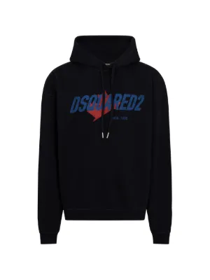 sacai　 Graphic Print Hoodie Sacai graphic-print Drawstring Hoodie | Black | FARFETCH