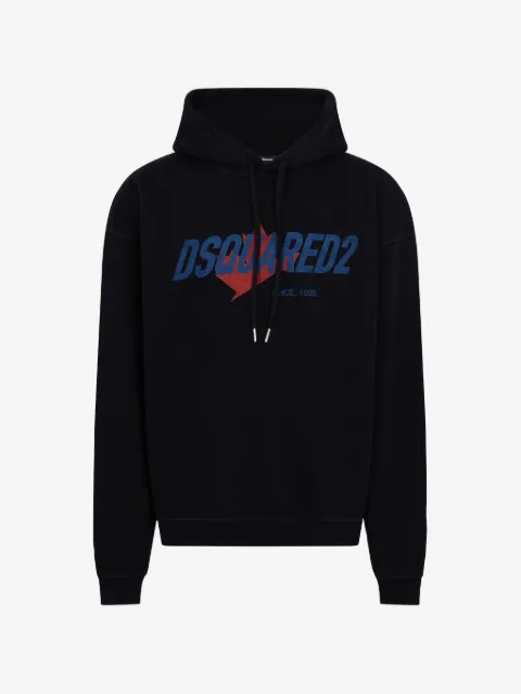 DSQUARED2 logo relax-fit hoodie