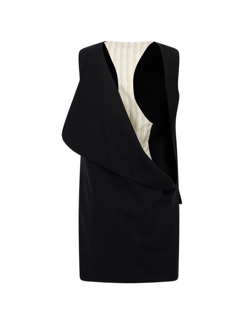 DSQUARED2 Tailored2 peek-a-boo jurk Zwart