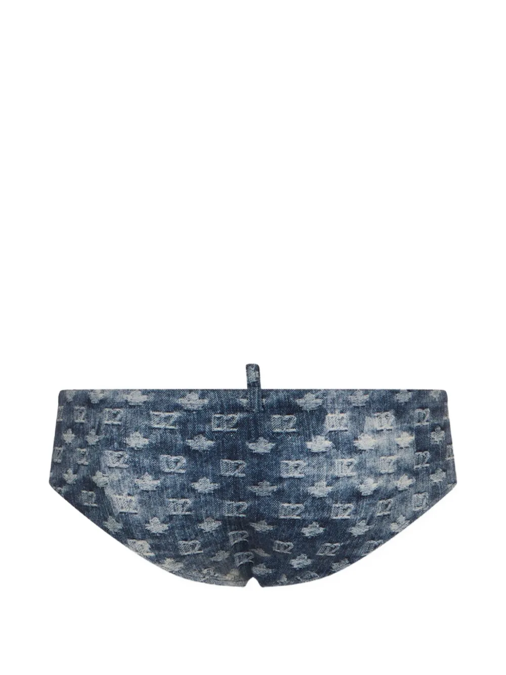DSQUARED2 Zwembroek met monogram Blauw
