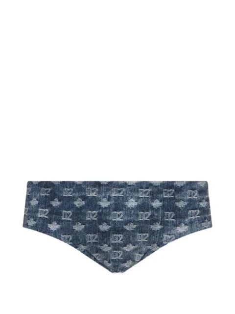 DSQUARED2 monogram swim briefs