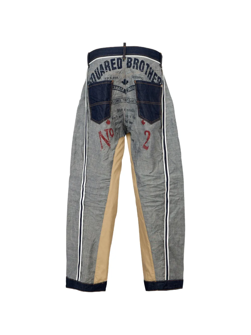 DSQUARED2 Jeans met wijde pijpen Grijs