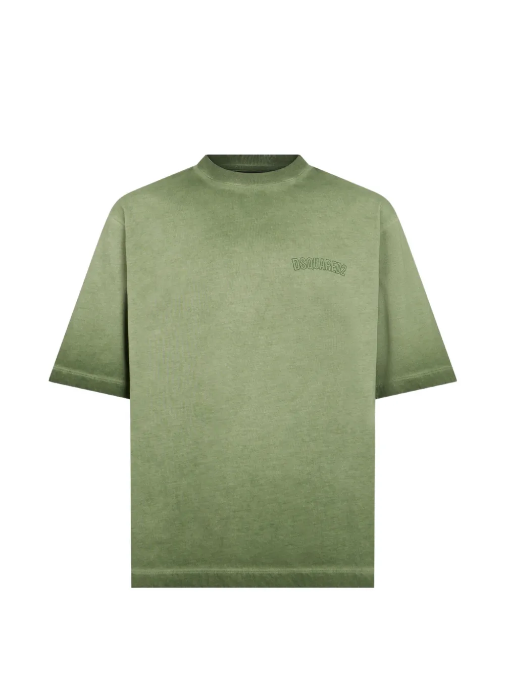 DSQUARED2 Ruimvallend T-shirt met logo Groen