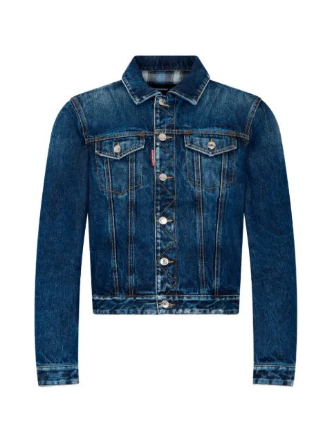 DSQUARED2 Dark Highlight Mini Front jean jacket