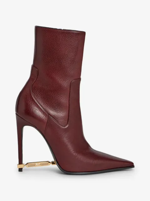 DSQUARED2 metal-bar heeled ankle boots