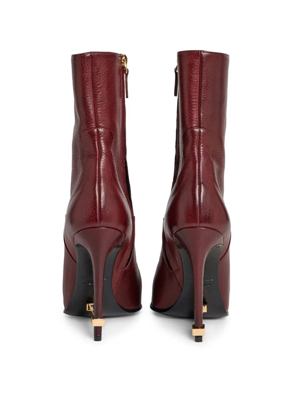 DSQUARED2 Enkellaarzen met metalen staafje Rood