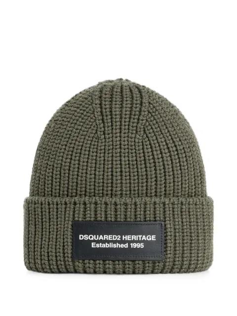 DSQUARED2 Heritage knit beanie