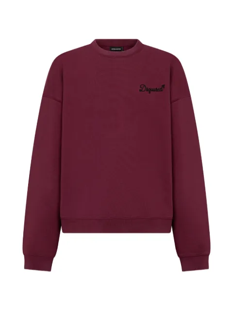 DSQUARED2 Signature sweatshirt med ledig passform