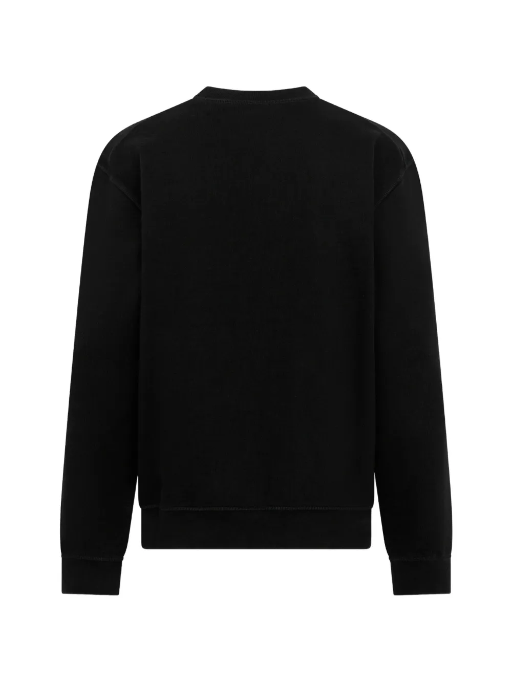 DSQUARED2 Milano cool-fit sweater met ronde hals Zwart