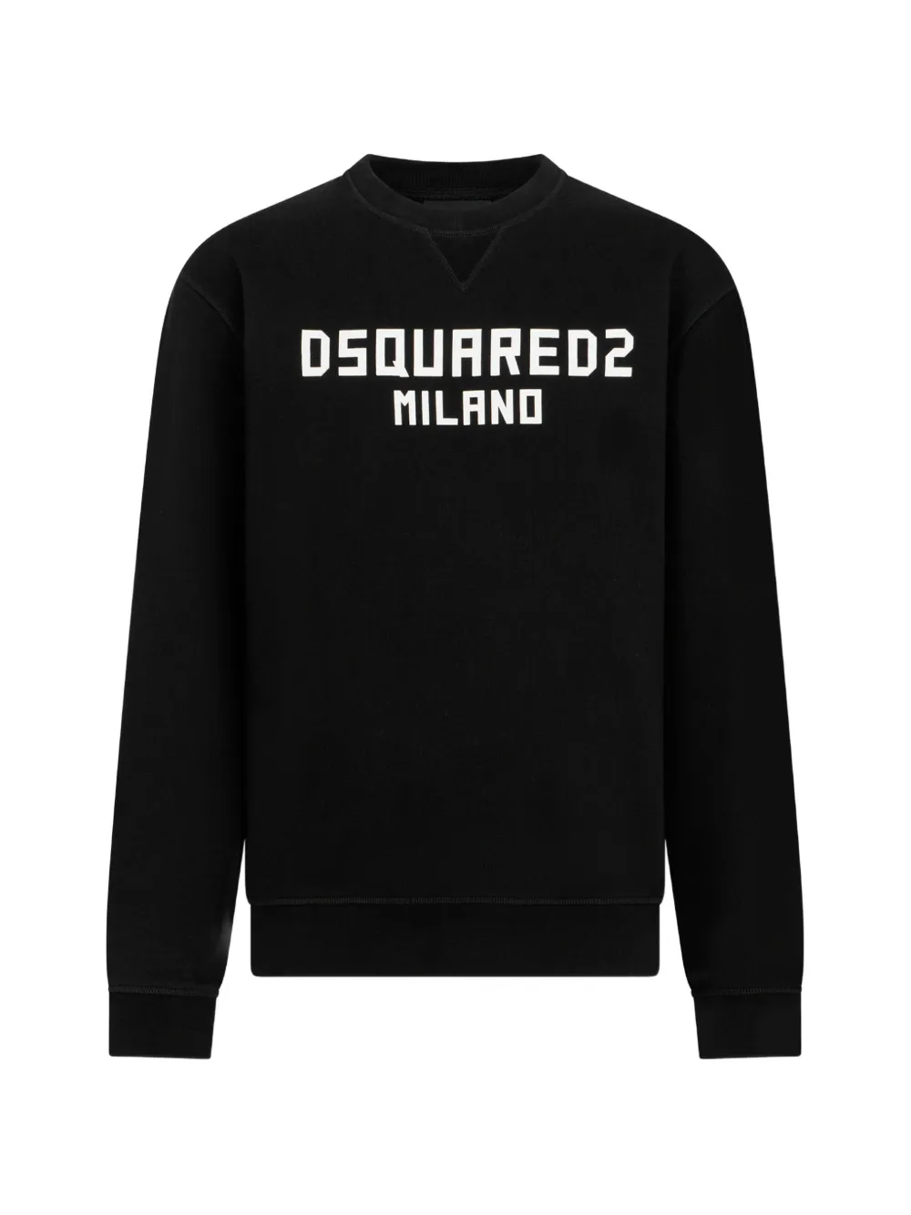 DSQUARED2 Felpa Milano girocollo Cool fit - Nero