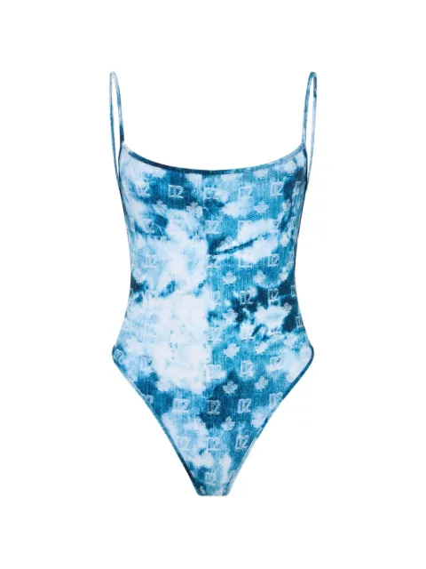 DSQUARED2 D2 monogram one-piece