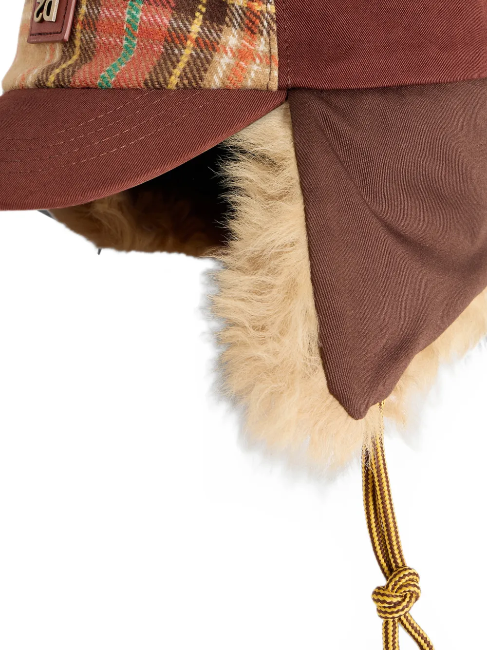 DSQUARED2 D2 Cottage honkbalpet Bruin