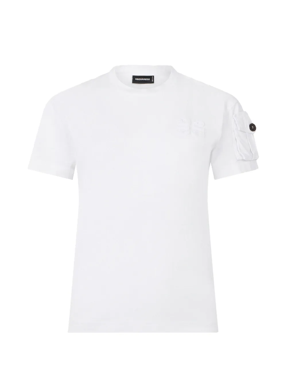 Dsquared2 D2 Upside Down Just Right Fit T-shirt In White