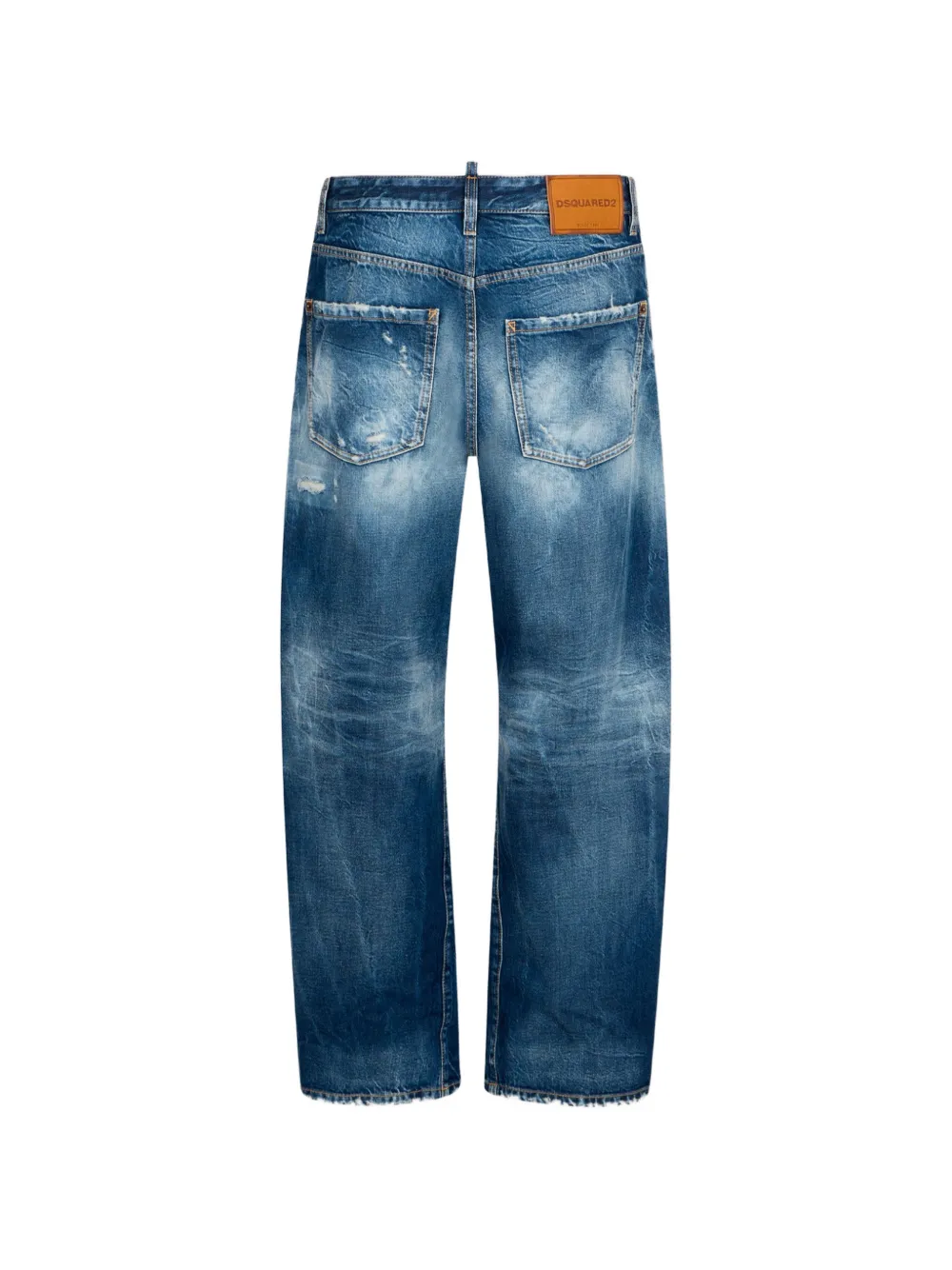 DSQUARED2 Brando klassieke gedraaide jeans Blauw