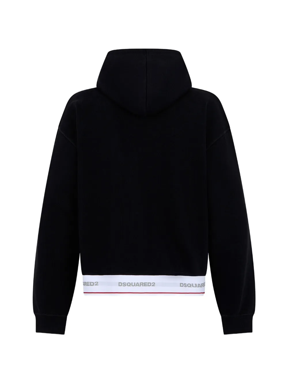DSQUARED2 Logo Relax-fit hoodie Zwart