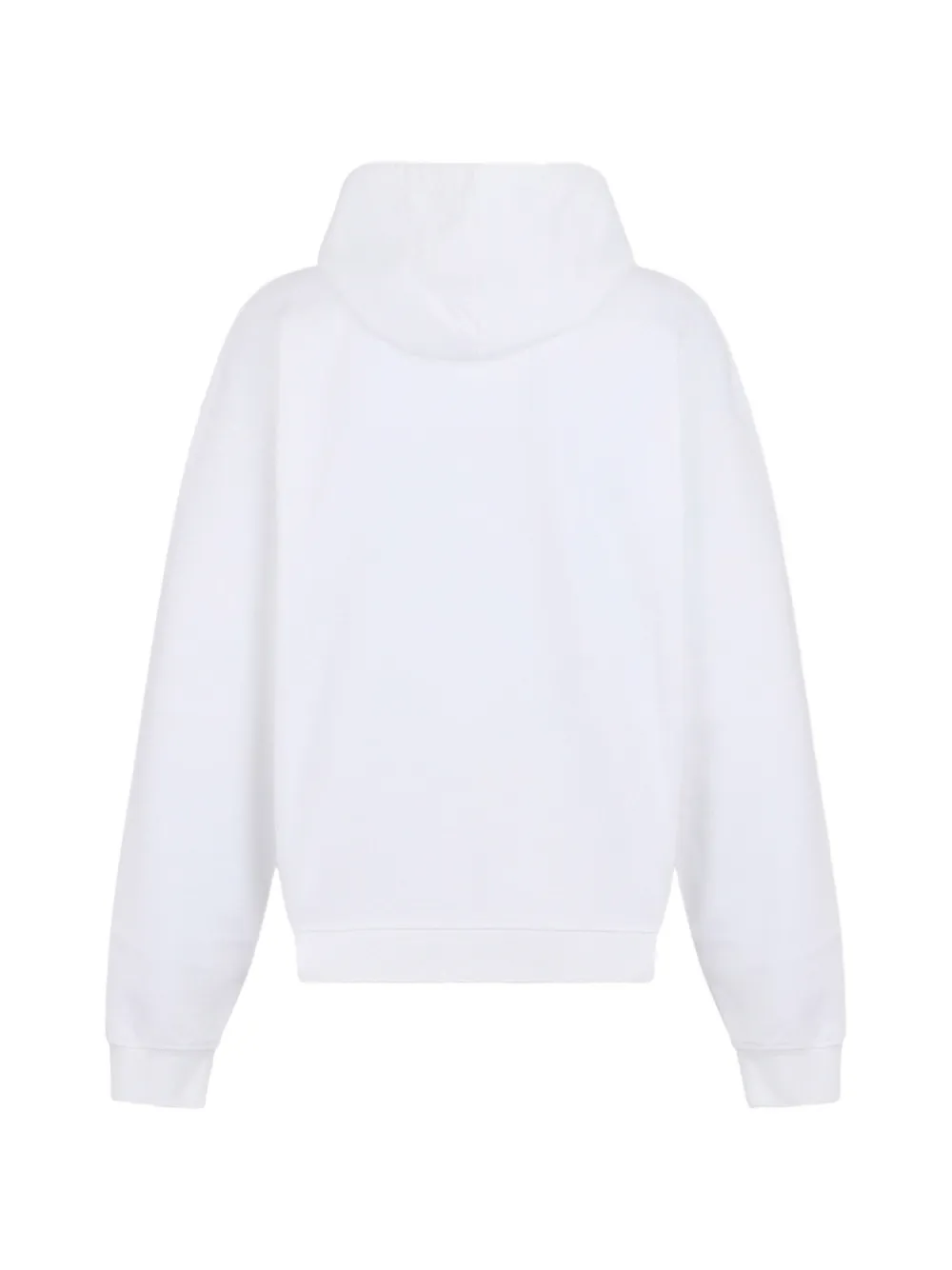 DSQUARED2 D2 monogram relax-fit hoodie met rits Wit