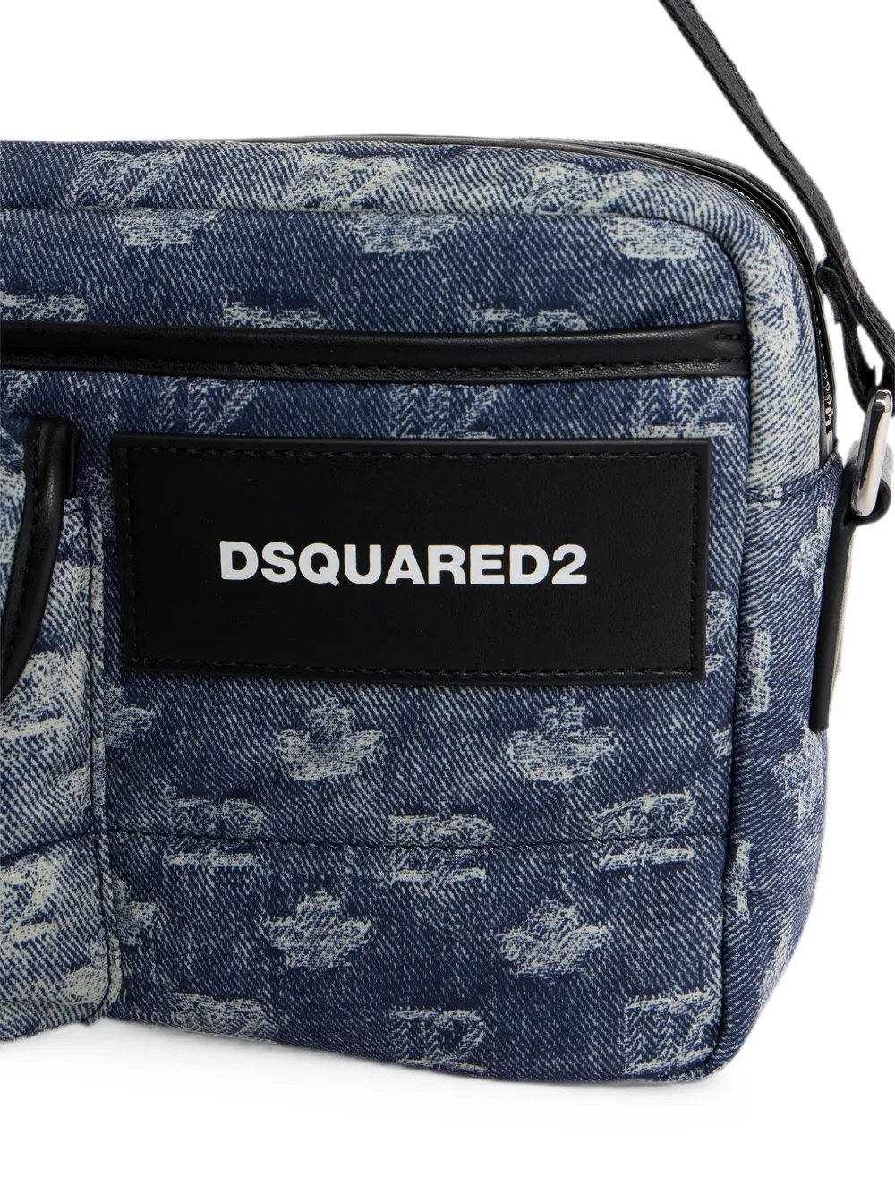 DSQUARED2 D2 Monogram crossbodytas Blauw