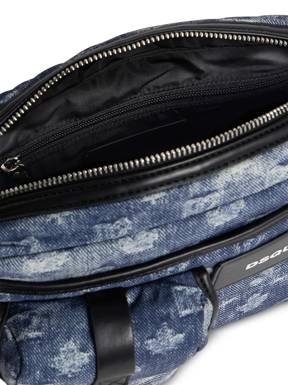DSQUARED2 D2 Monogram crossbodytas Blauw