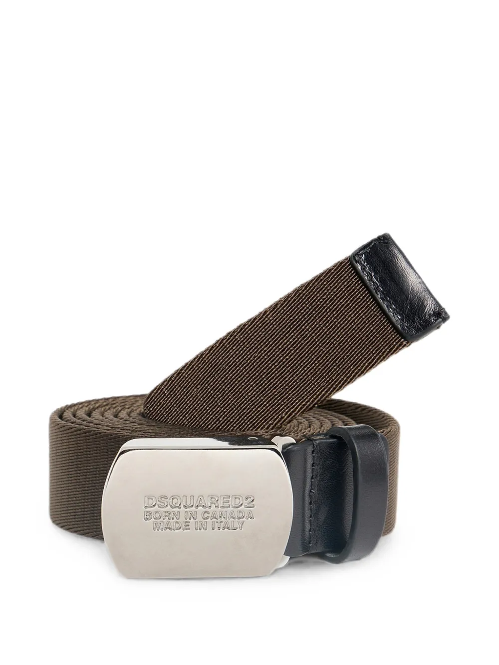 DSQUARED2 Riem met logo Groen