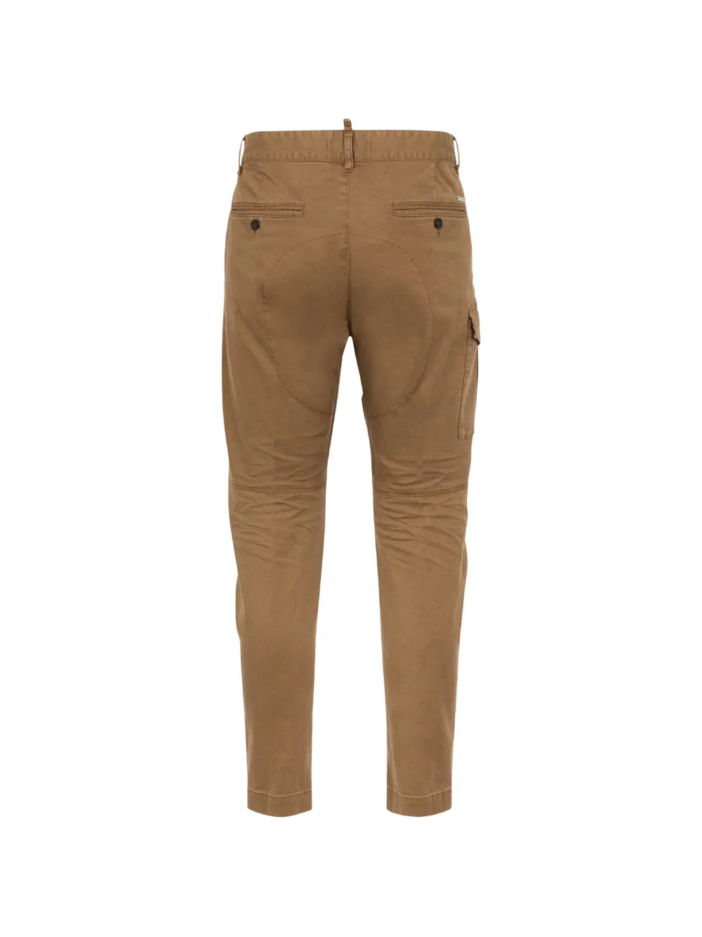Dsquared2 Button Cargo Pants In Brown