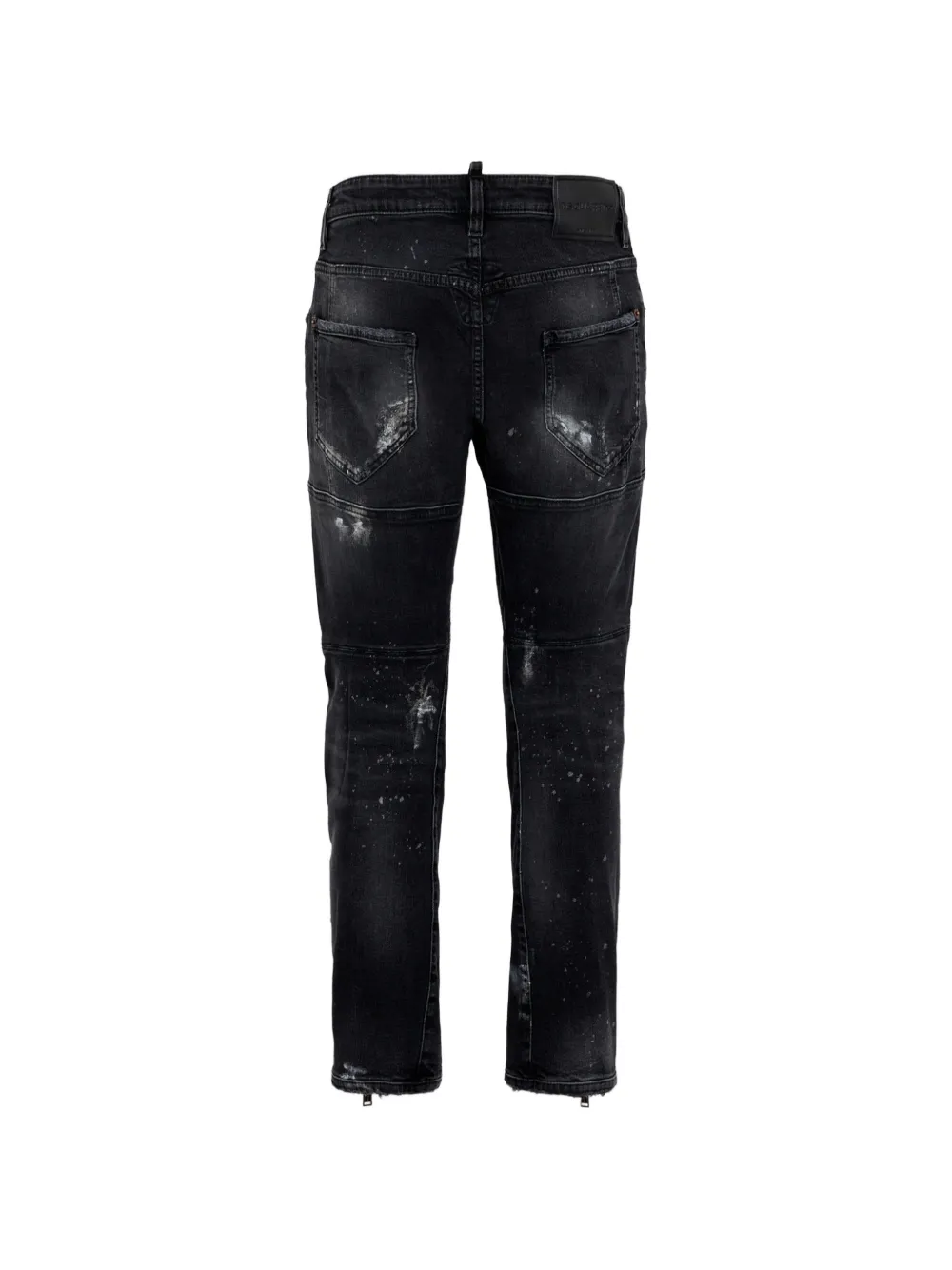 DSQUARED2 Moldy Peaches biker jeans Zwart