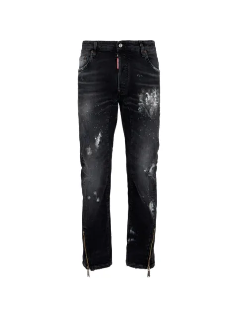 DSQUARED2 Moldy Peaches black new biker jeans