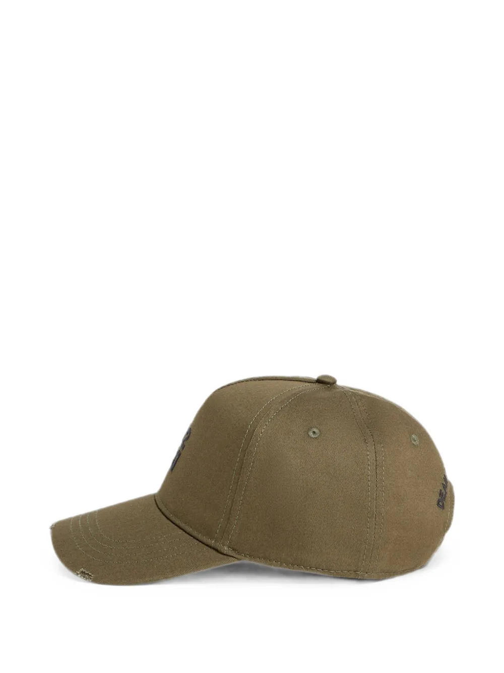  Dsquared2 D2 Upside Down Baseball Cap - Verde 