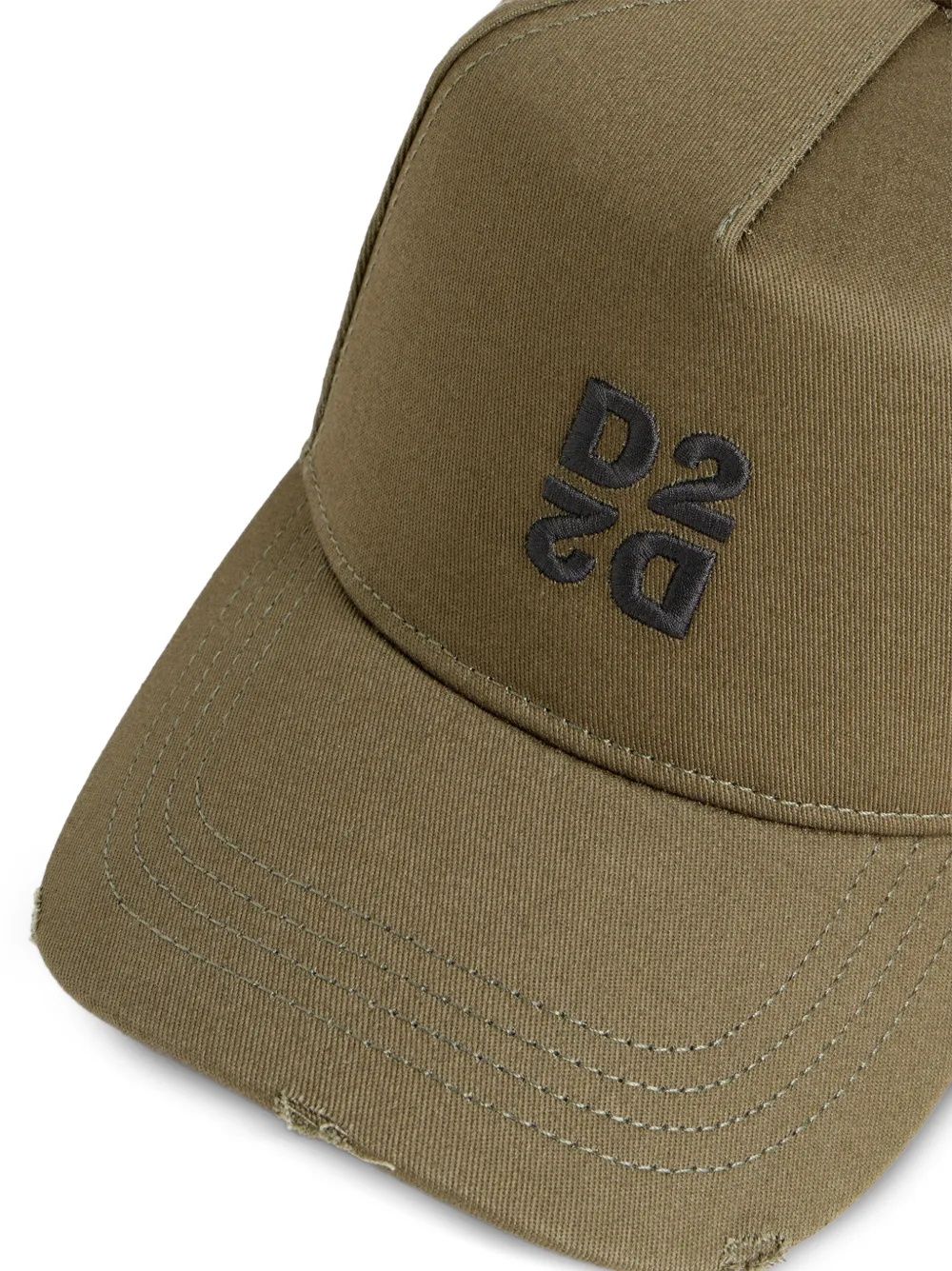 DSQUARED2 D2 Upside Down honkbalpet Groen