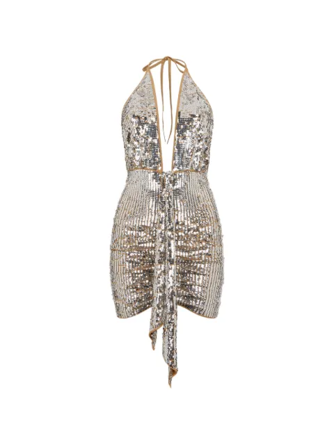 DSQUARED2 chic night all over-paillettes dress