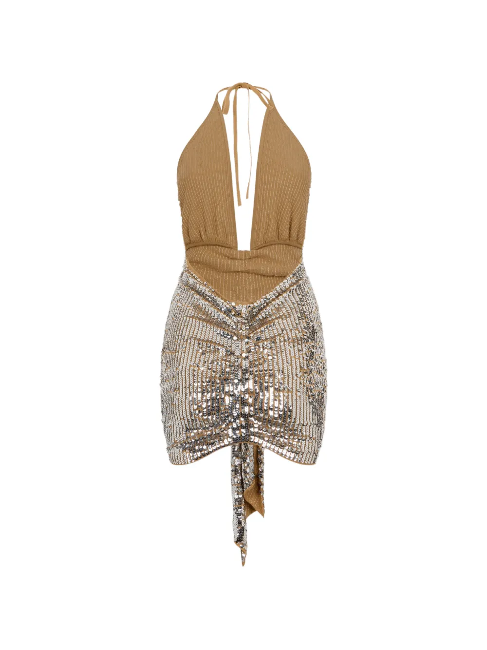 DSQUARED2 Chic Night jurk met pailletten Zilver