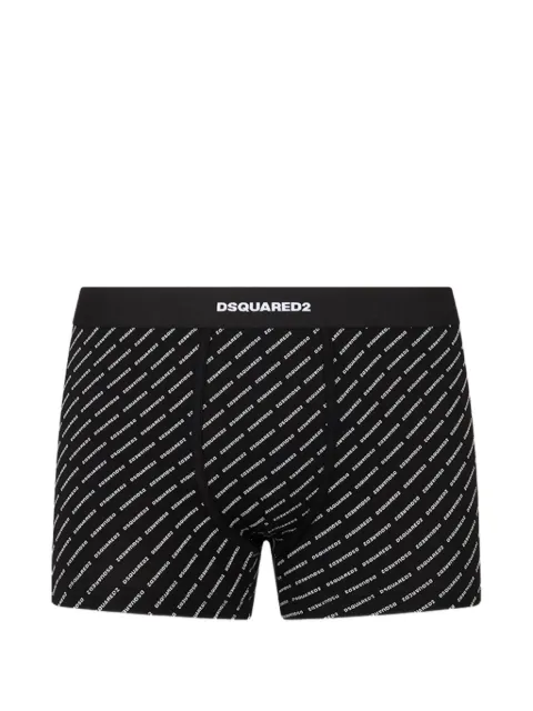 DSQUARED2 logo-print trunks